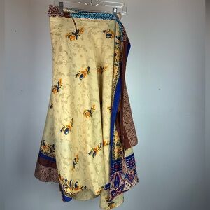 Women's Boho Reversible Pattern Skirt